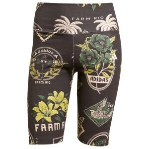 FARM Rio Adidas Bike Shorts Womens Size Small NWT